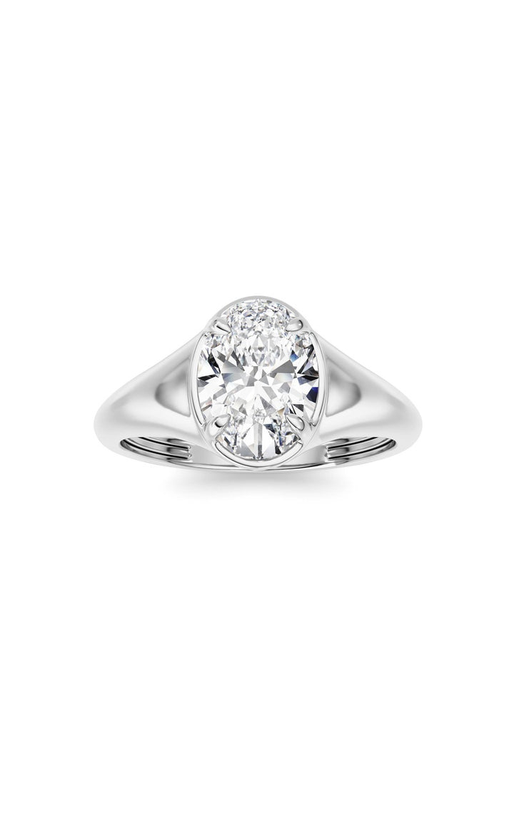 14K White Gold Ring KJ02633R.OV-1-21F