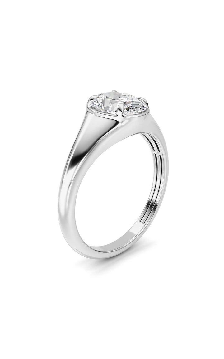 14K White Gold Ring KJ02633R.OV-1-21F