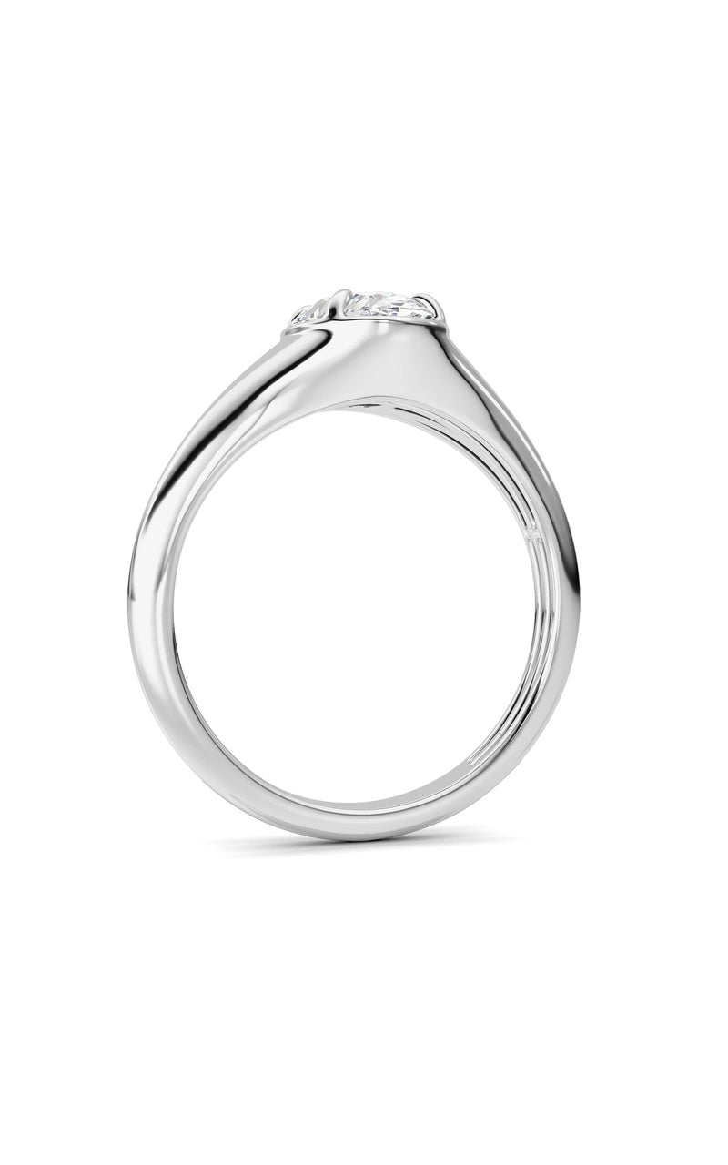 14K White Gold Ring KJ02633R.OV-1-21F