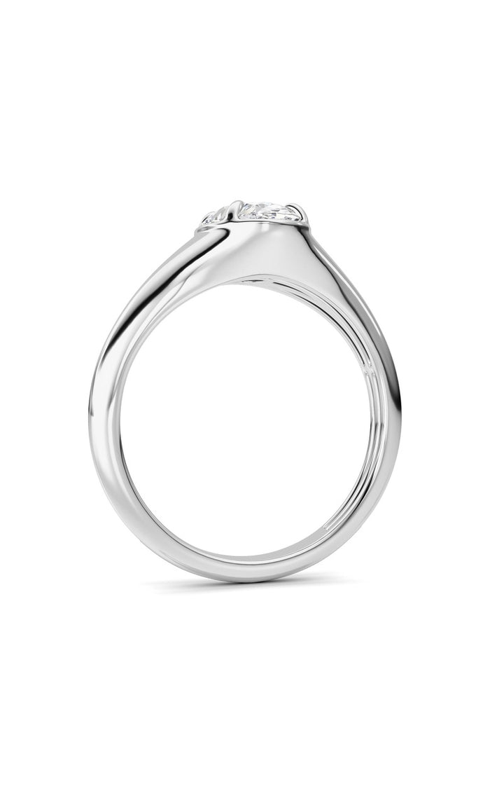 14K White Gold Ring KJ02633R.OV-1-21F