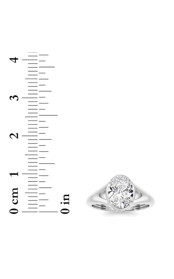 14K White Gold Ring KJ02633R.OV-1-21F