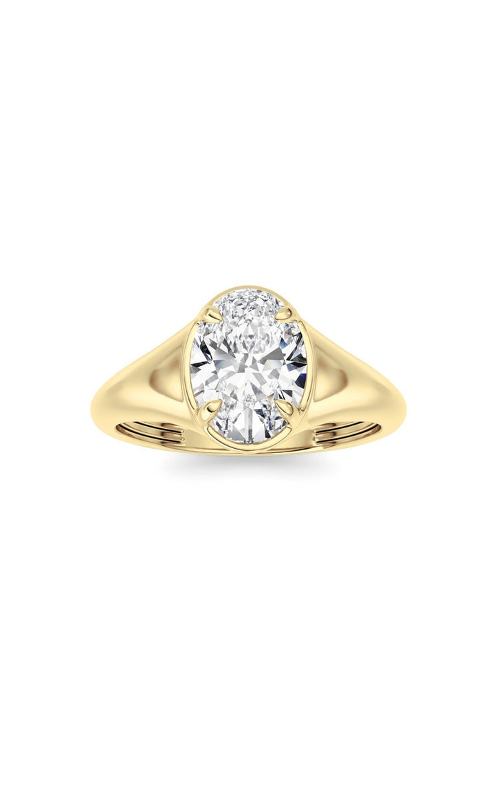 14K White Gold Ring KJ02633R.OV-1-21F