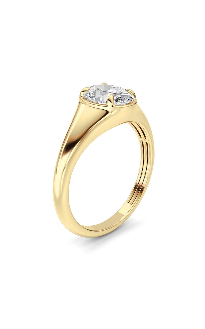 14K White Gold Ring KJ02633R.OV-1-21F