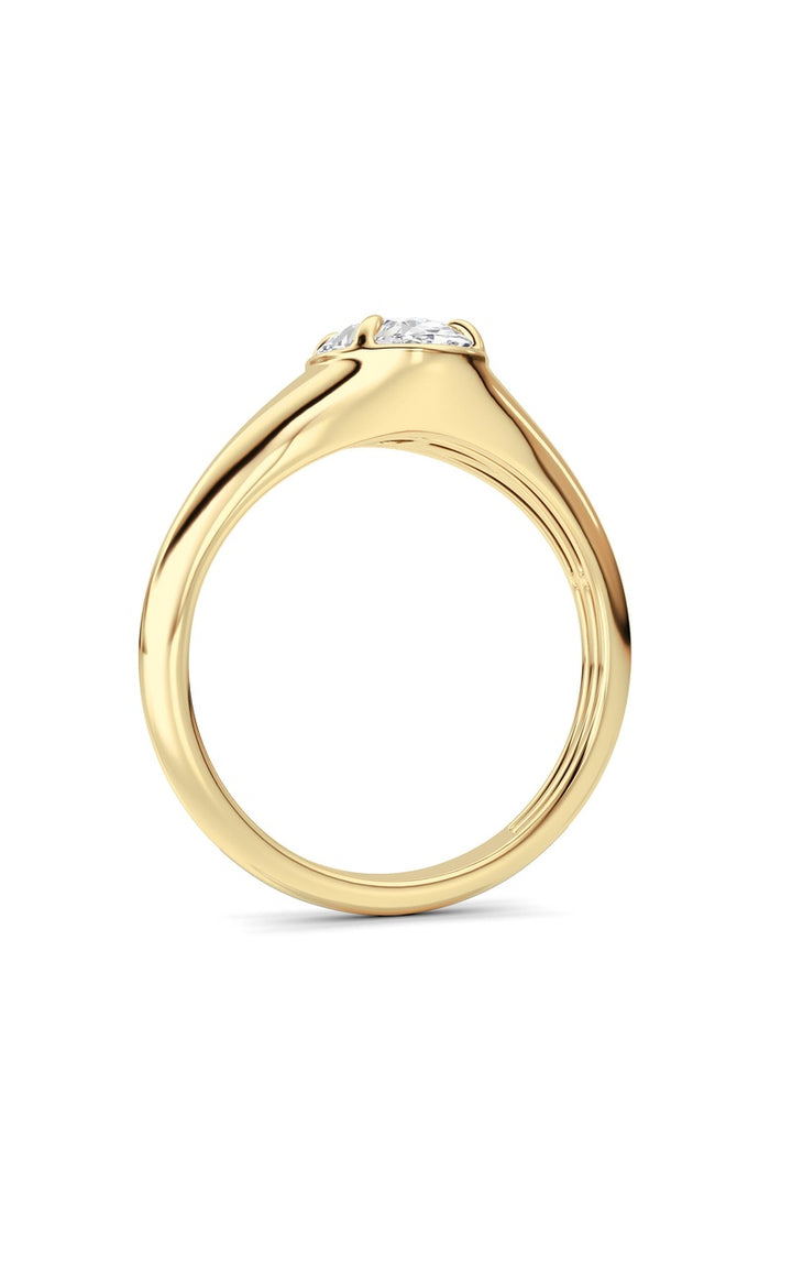 14K White Gold Ring KJ02633R.OV-1-21F
