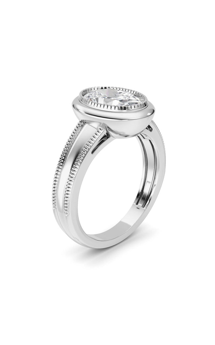 14K White Gold Ring KJ02635R.OV-2-21F