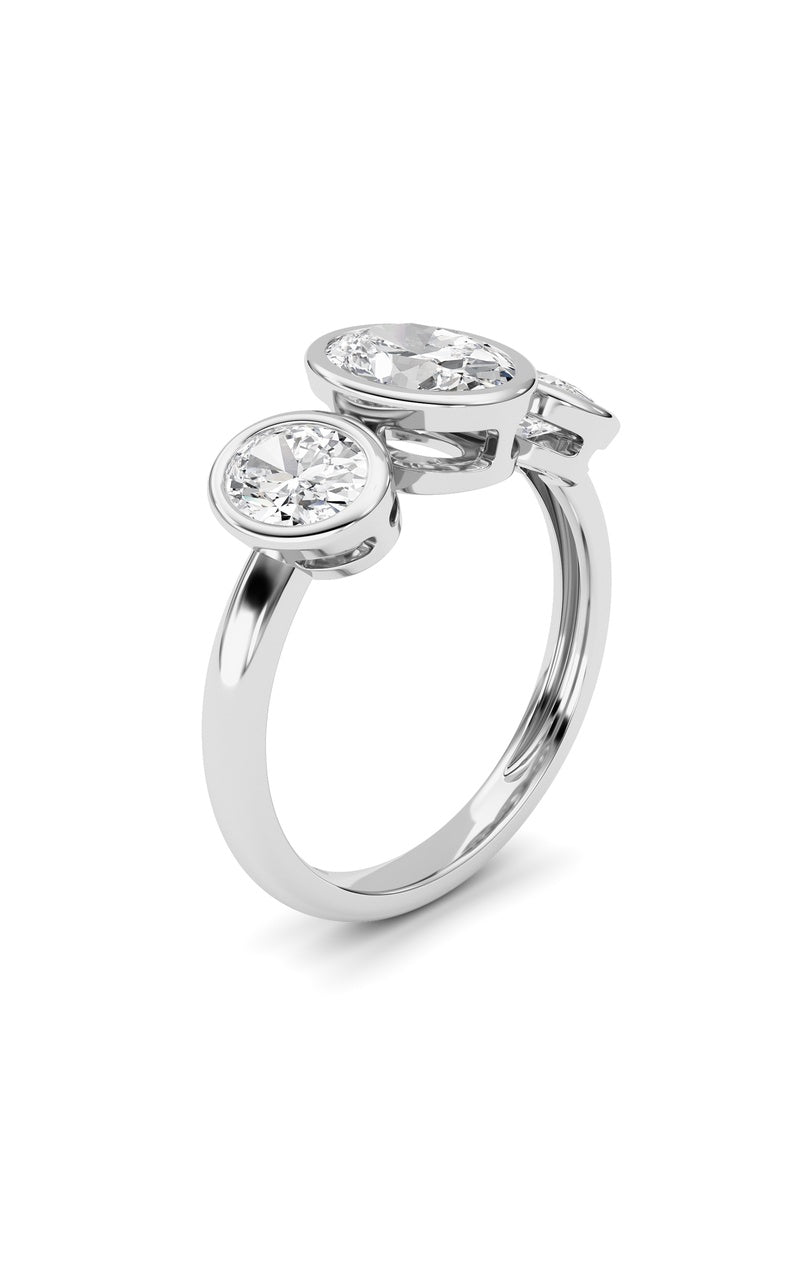 14K White Gold Ring KJ02697R.OV-2-21F