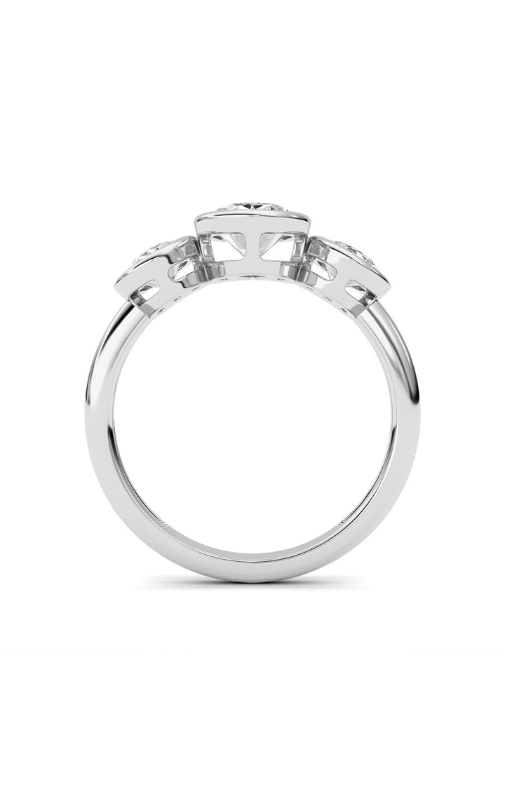 14K White Gold Ring KJ02697R.OV-2-21F