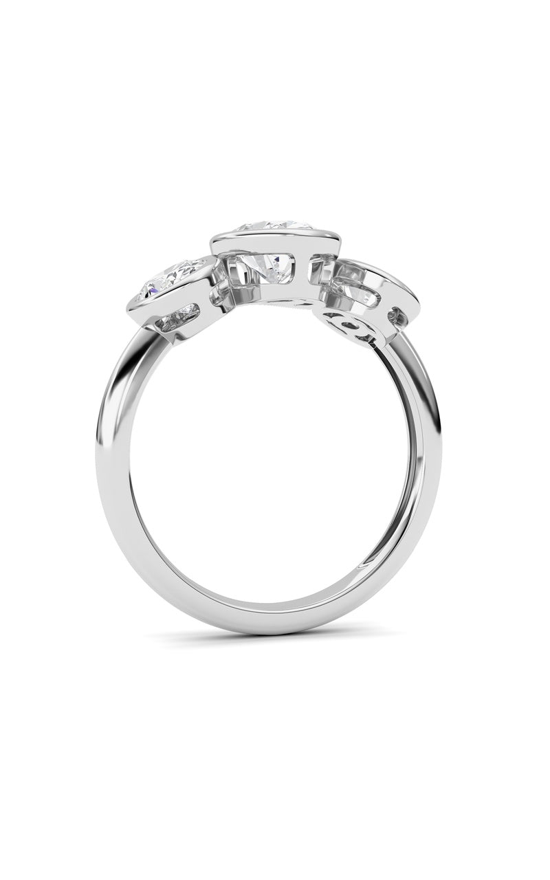 14K White Gold Ring KJ02697R.OV-2-21F