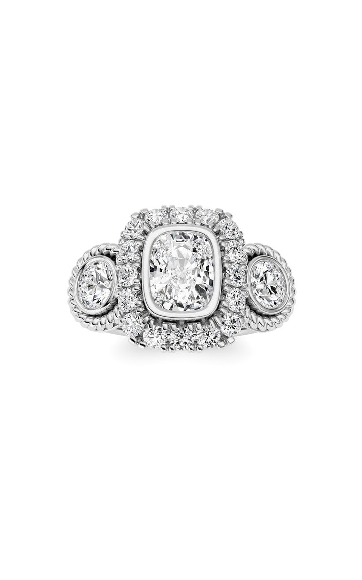 14K White Gold Ring KJ02705R.CE-2-21F