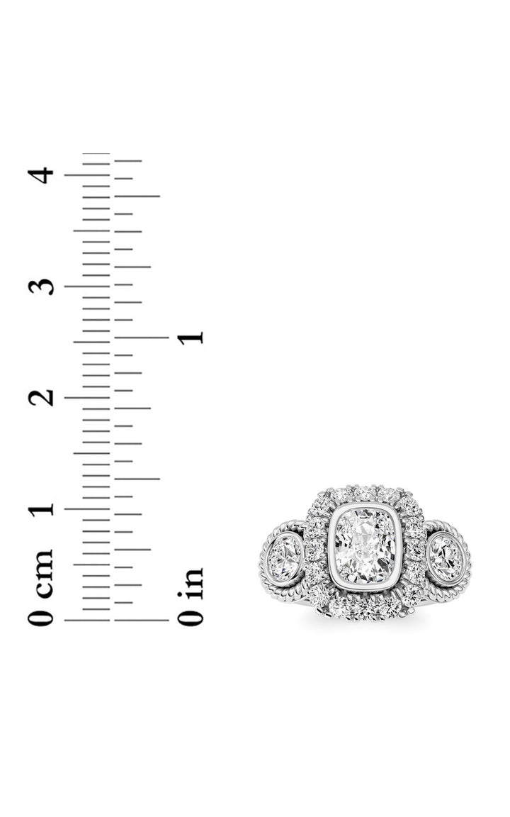 14K White Gold Ring KJ02705R.CE-2-21F