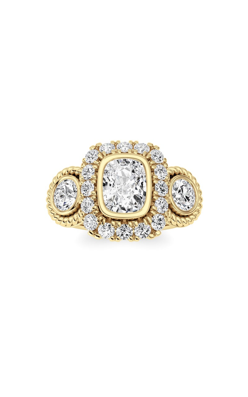 14K White Gold Ring KJ02705R.CE-2-21F