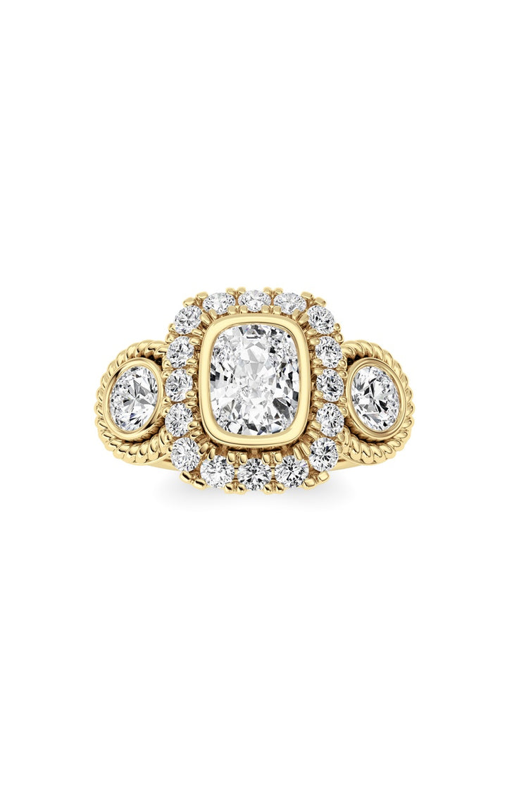 14K White Gold Ring KJ02705R.CE-2-21F