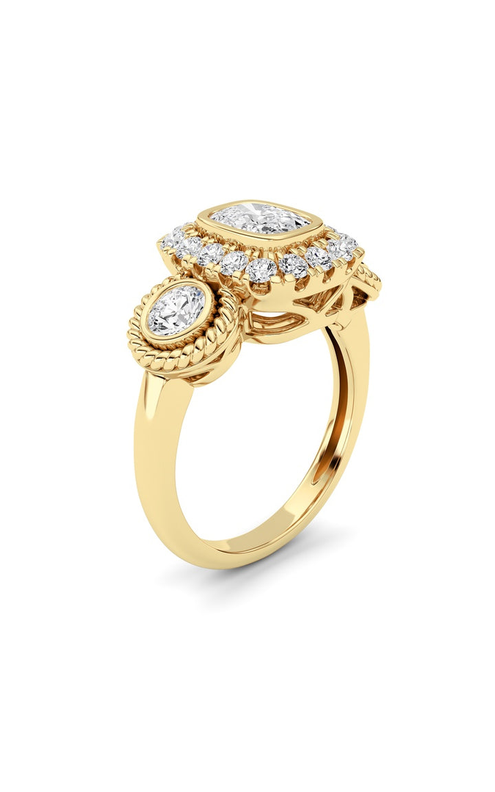 14K White Gold Ring KJ02705R.CE-2-21F