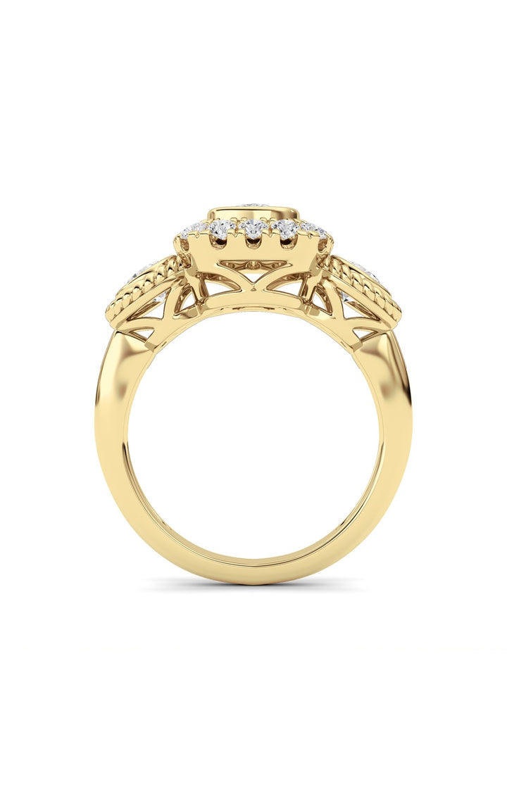 14K White Gold Ring KJ02705R.CE-2-21F