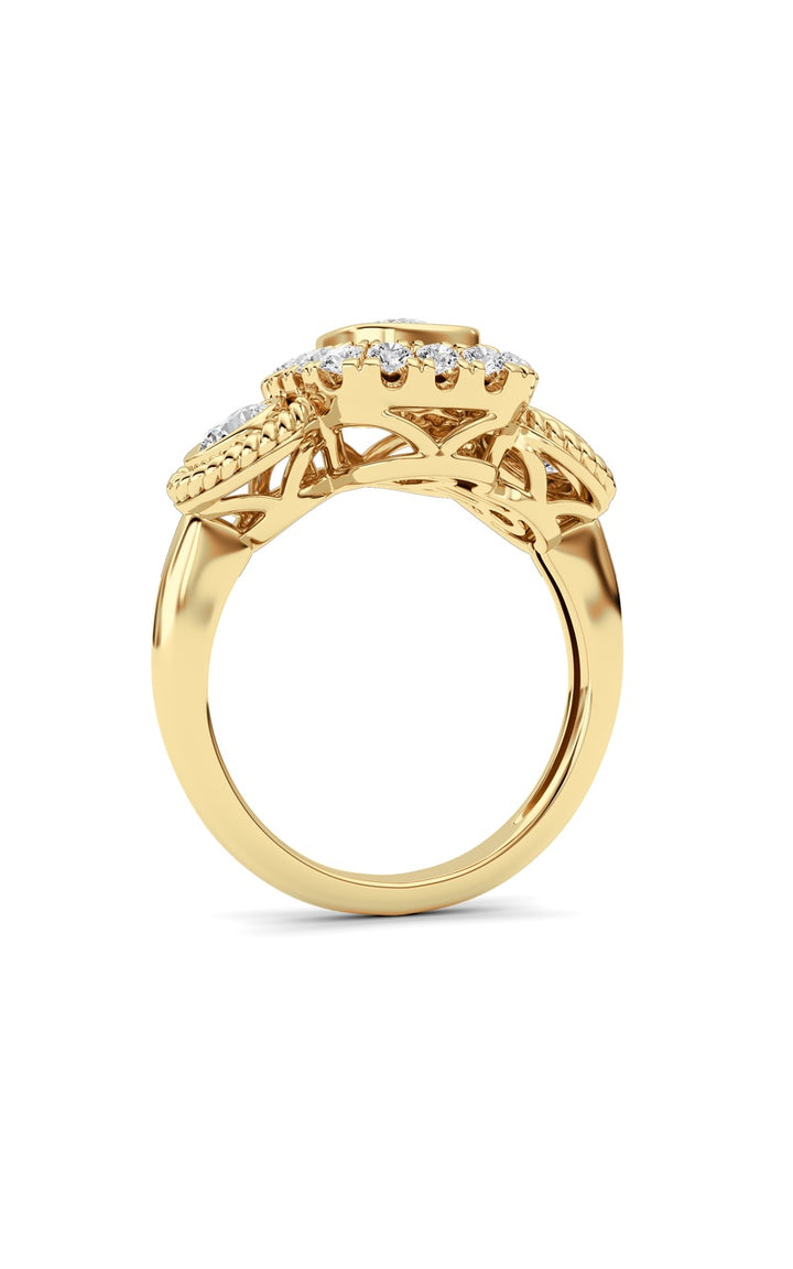 14K White Gold Ring KJ02705R.CE-2-21F