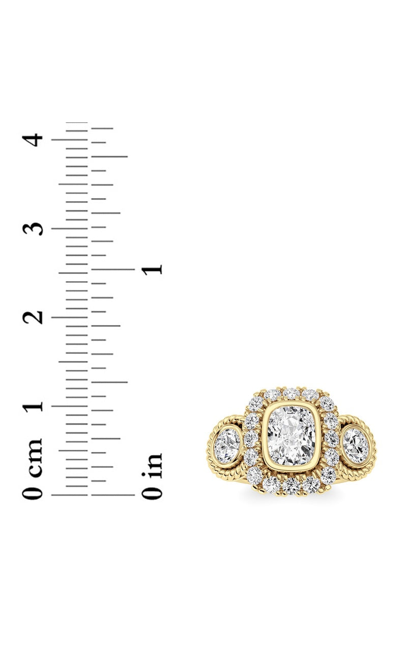 14K White Gold Ring KJ02705R.CE-2-21F