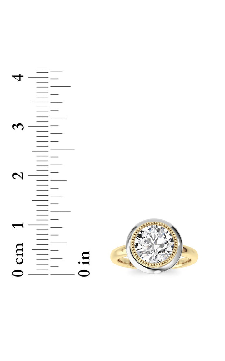 14K Yellow Gold, 14K White Gold Ring KJ03074R.RD-2-26F