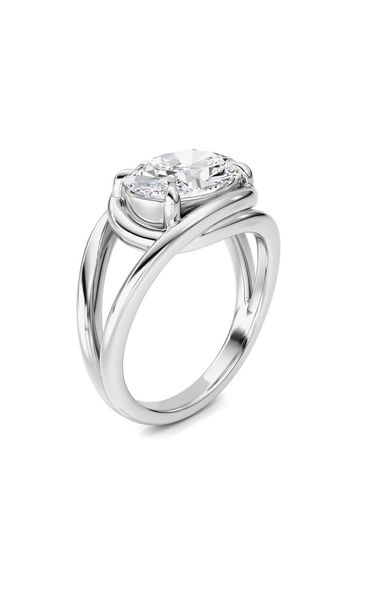 14K White Gold Ring KJ03285R.OV-3-21F