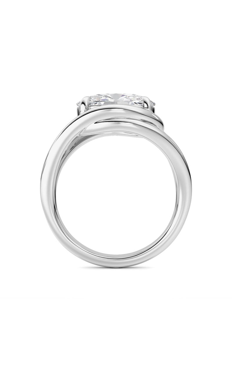 14K White Gold Ring KJ03285R.OV-3-21F