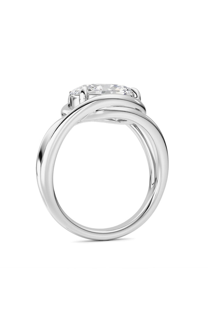 14K White Gold Ring KJ03285R.OV-3-21F