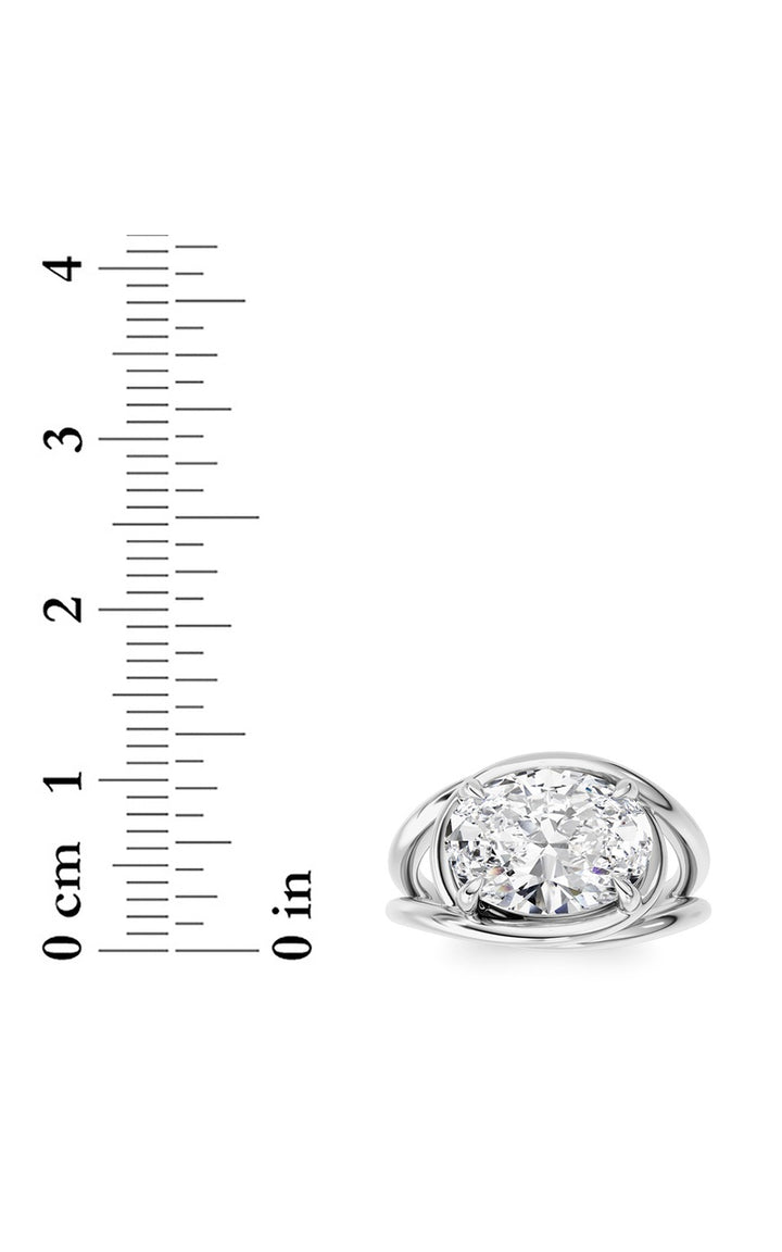14K White Gold Ring KJ03285R.OV-3-21F