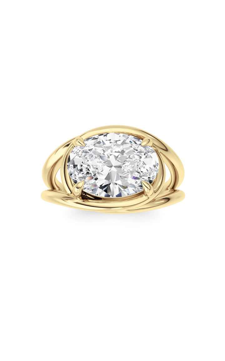 14K White Gold Ring KJ03285R.OV-3-21F