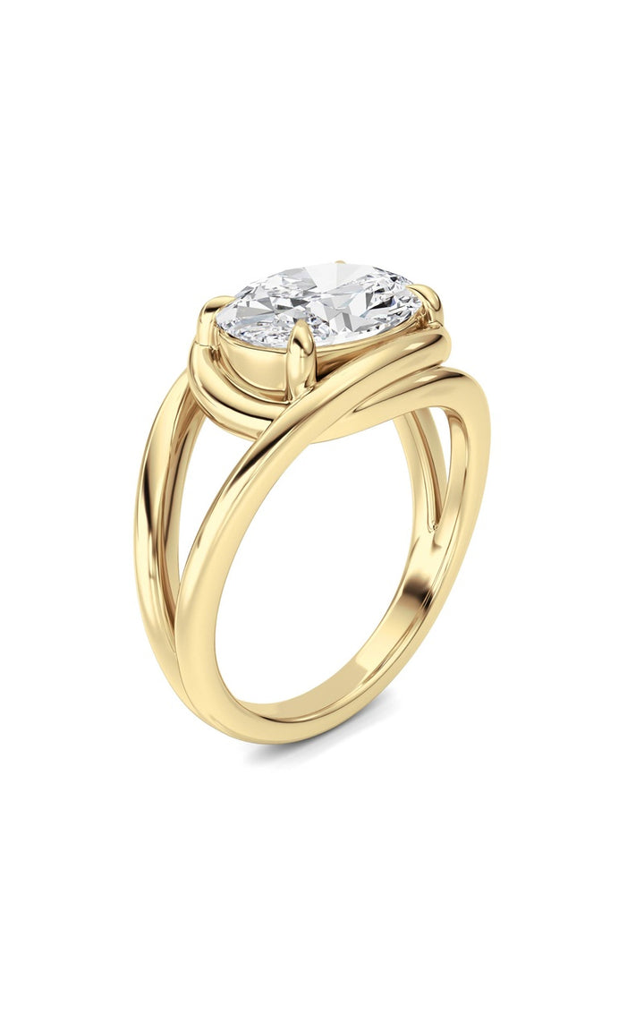 14K White Gold Ring KJ03285R.OV-3-21F