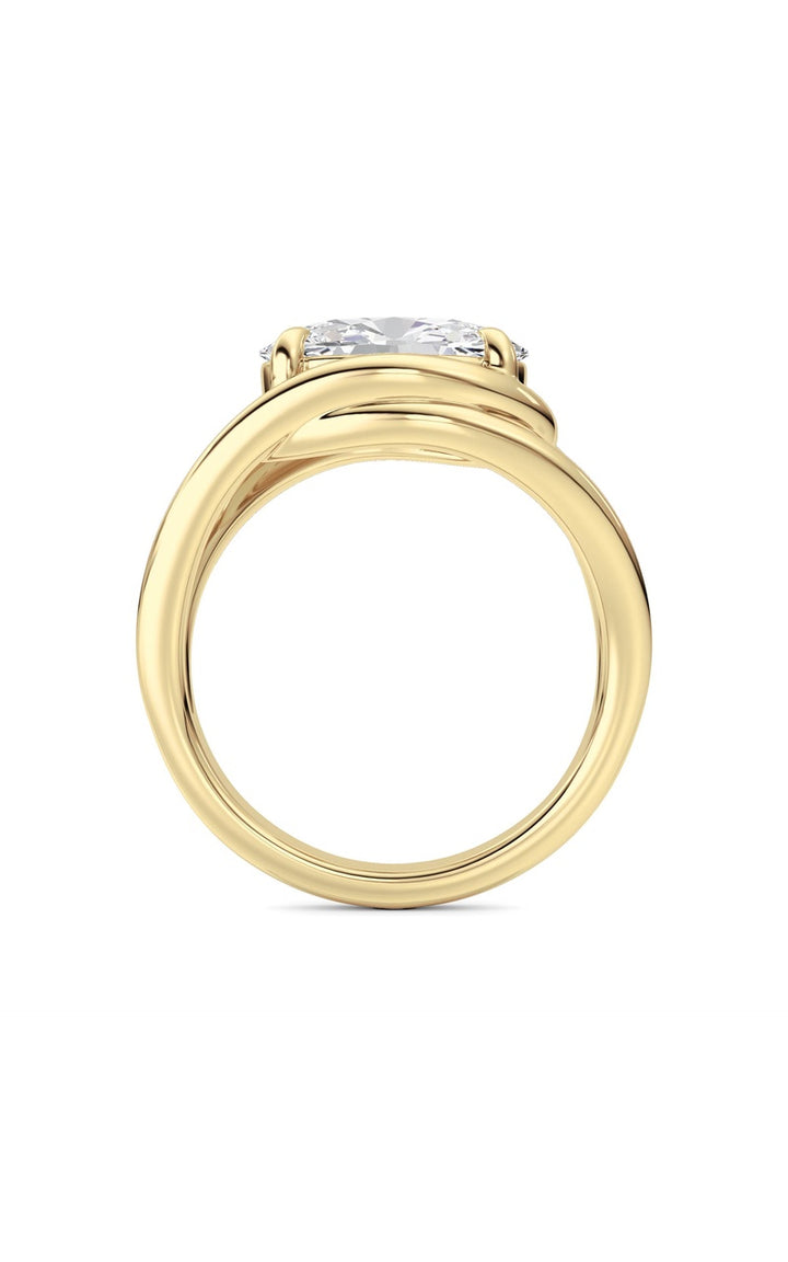 14K White Gold Ring KJ03285R.OV-3-21F