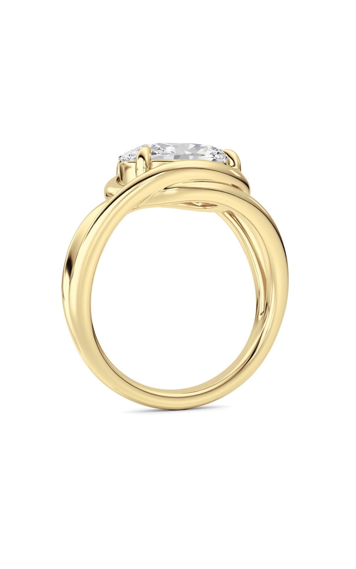 14K White Gold Ring KJ03285R.OV-3-21F
