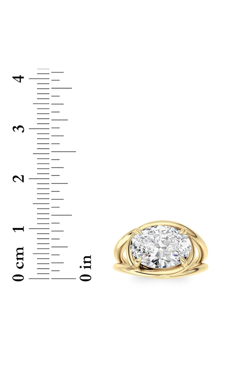 14K White Gold Ring KJ03285R.OV-3-21F