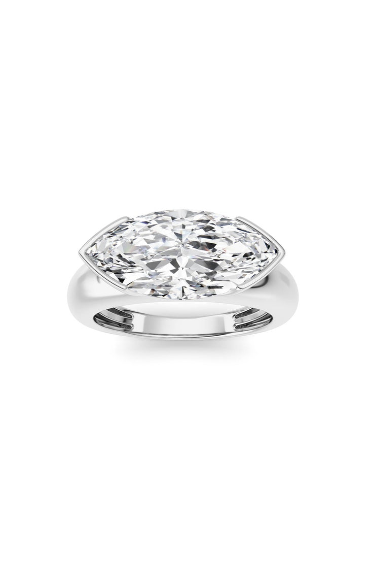14K White Gold Ring KJ03288R.MQ-3-21F