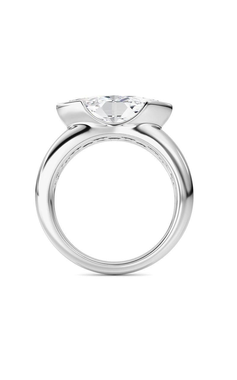 14K White Gold Ring KJ03288R.MQ-3-21F