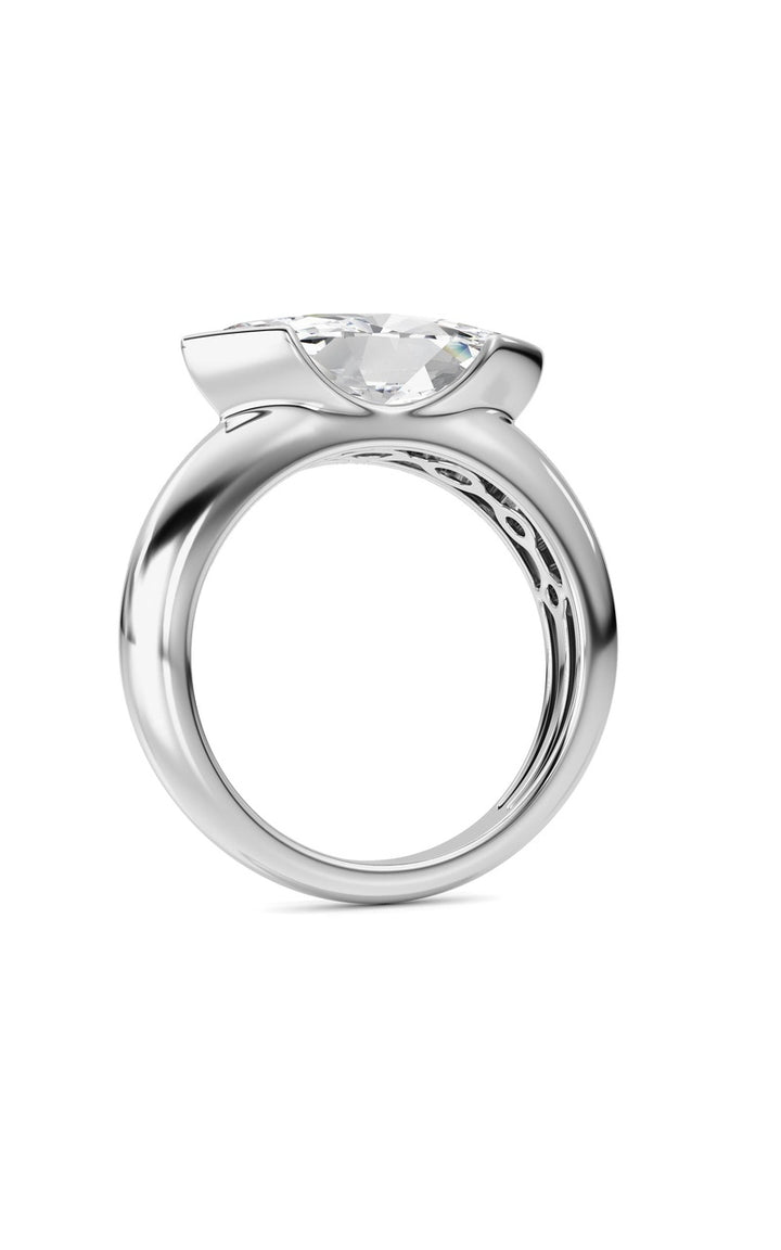 14K White Gold Ring KJ03288R.MQ-3-21F