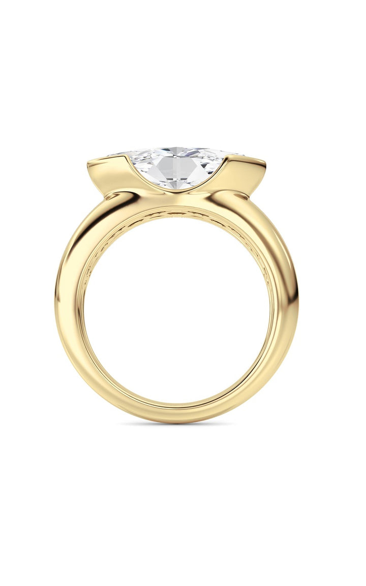 14K White Gold Ring KJ03288R.MQ-3-21F