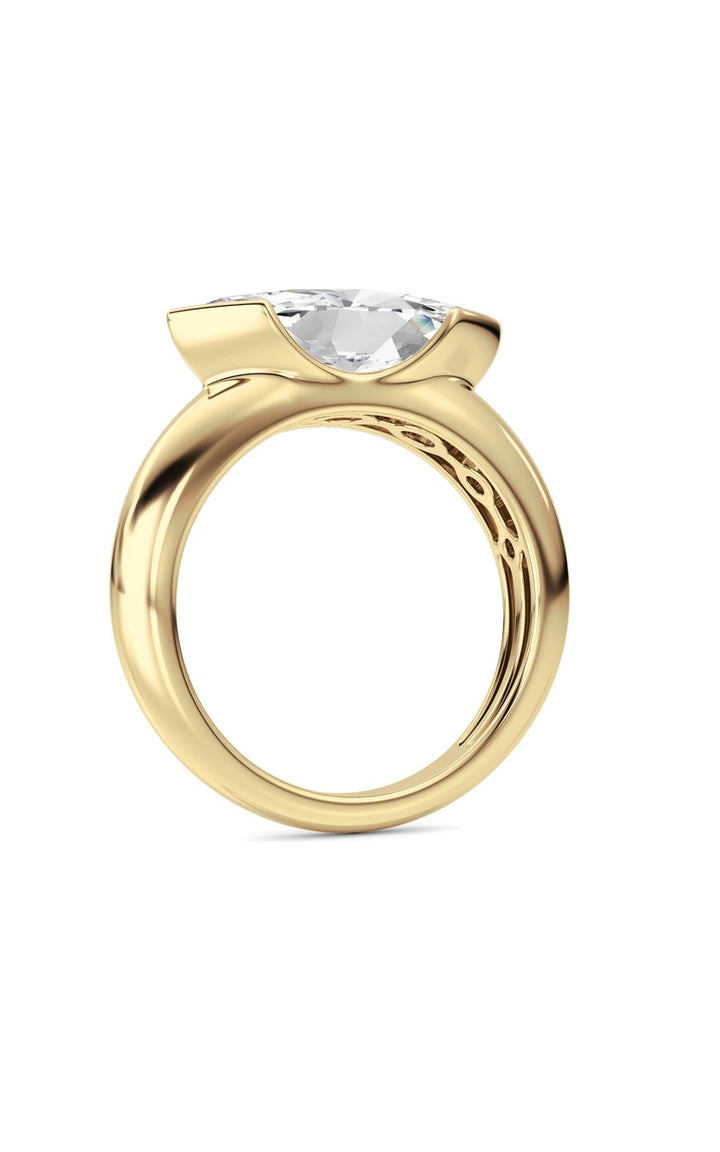 14K White Gold Ring KJ03288R.MQ-3-21F