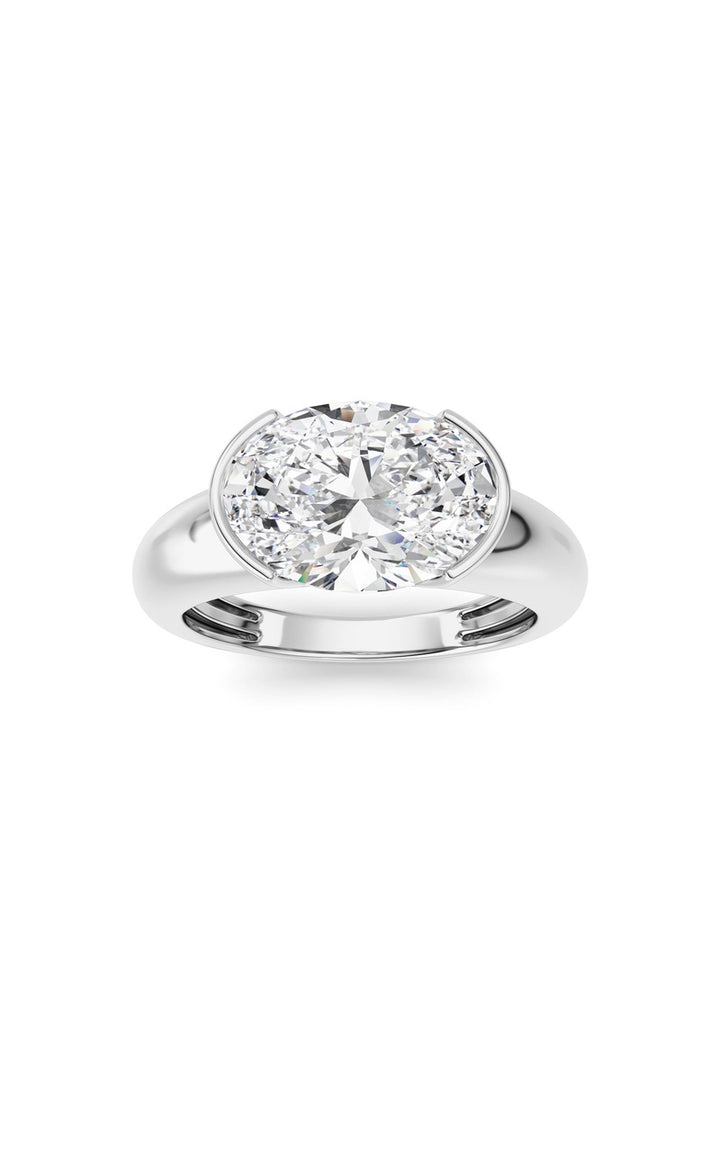 14K White Gold Ring KJ03288R.OV-3-21F
