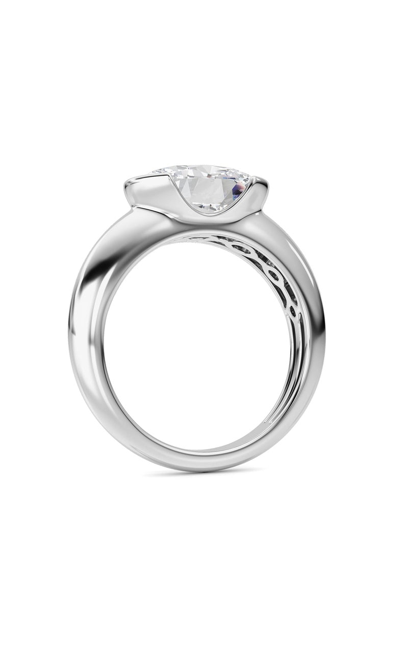 14K White Gold Ring KJ03288R.OV-3-21F