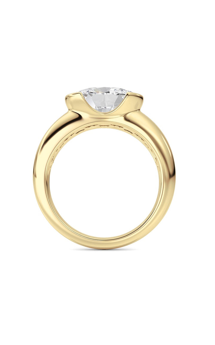 14K White Gold Ring KJ03288R.OV-3-21F