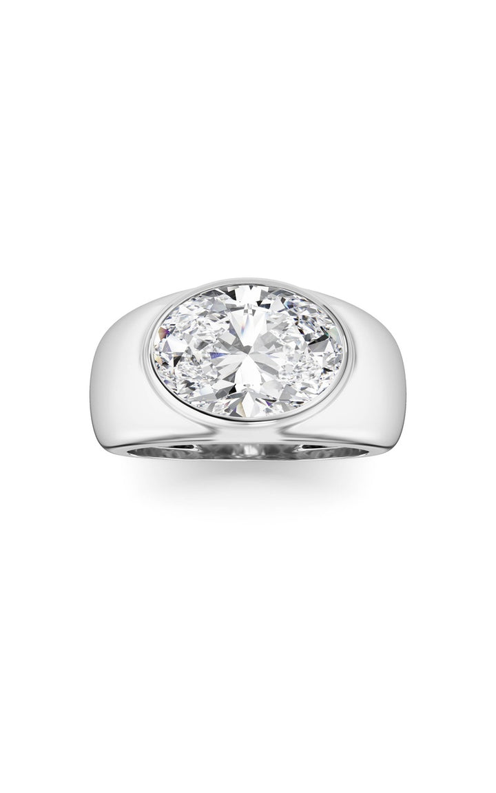 14K White Gold Ring KJ03293R.OV-3-21F
