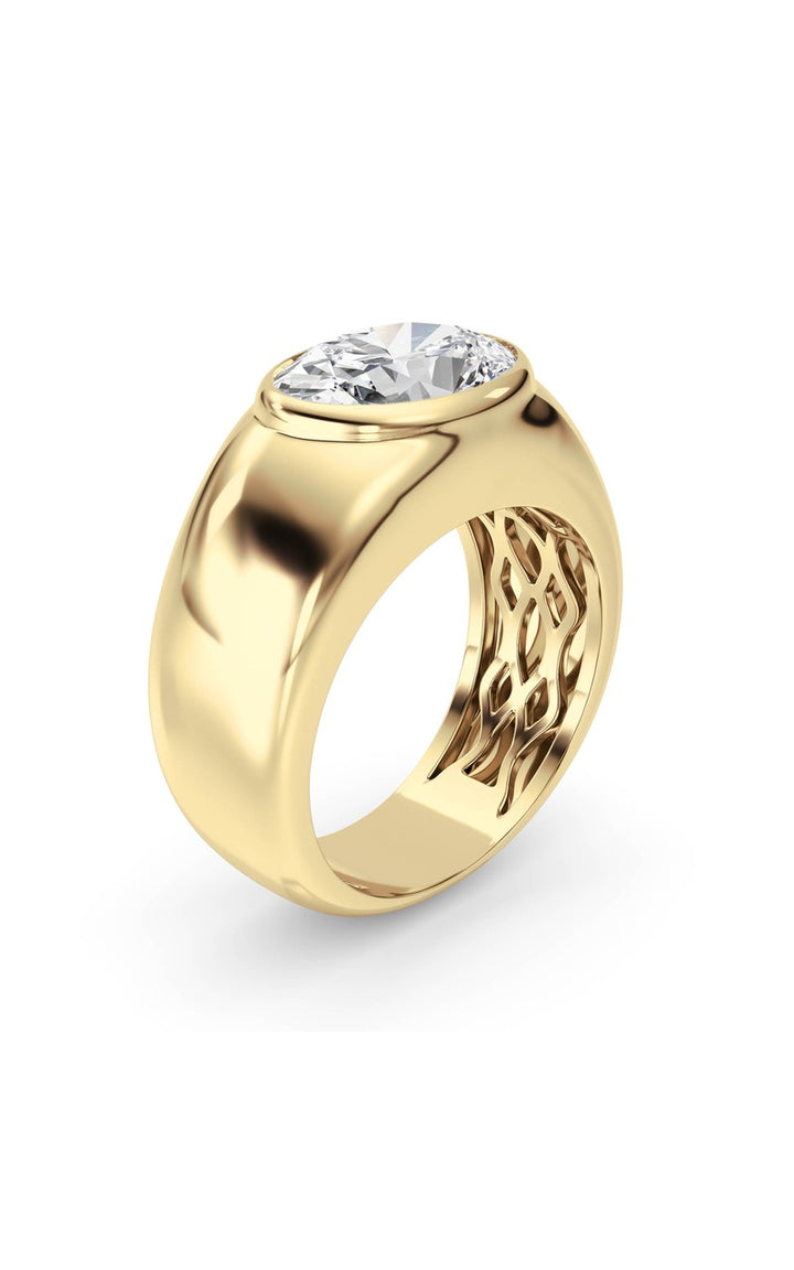 14K White Gold Ring KJ03293R.OV-3-21F