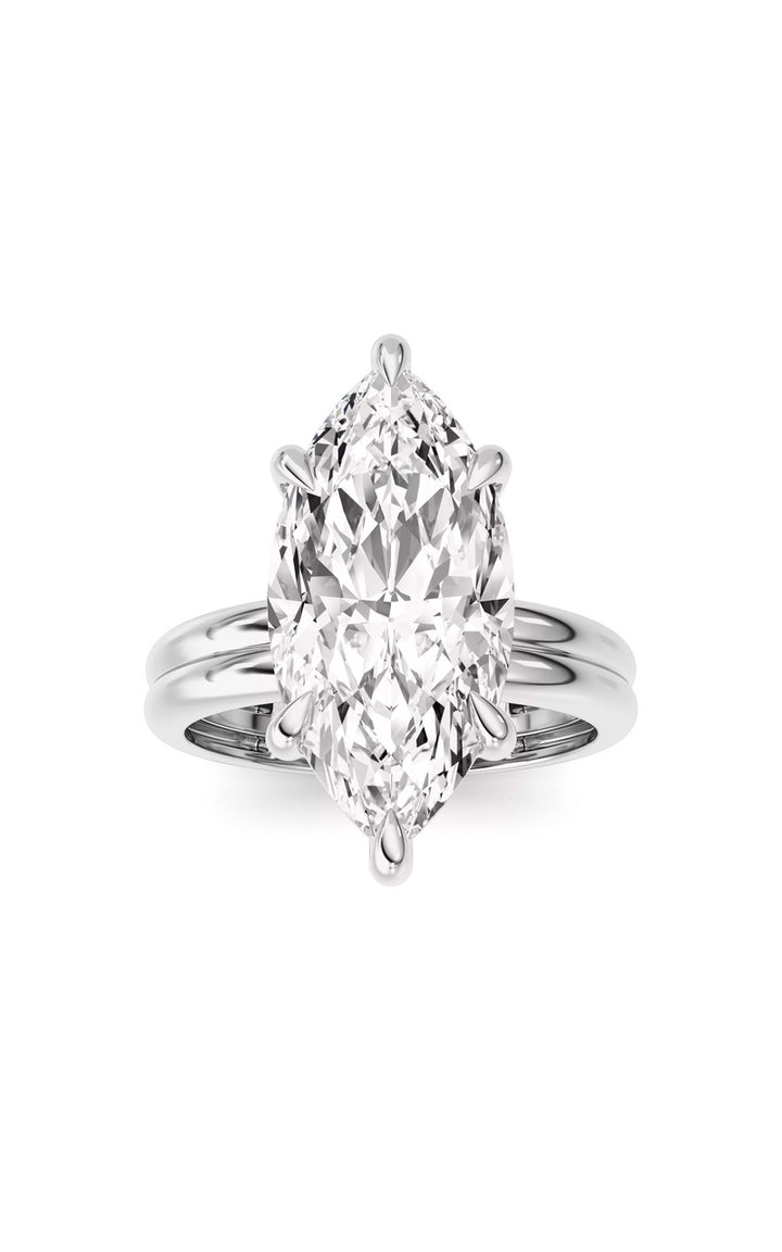 14K White Gold Ring KJ03302R.MQ-4-21F