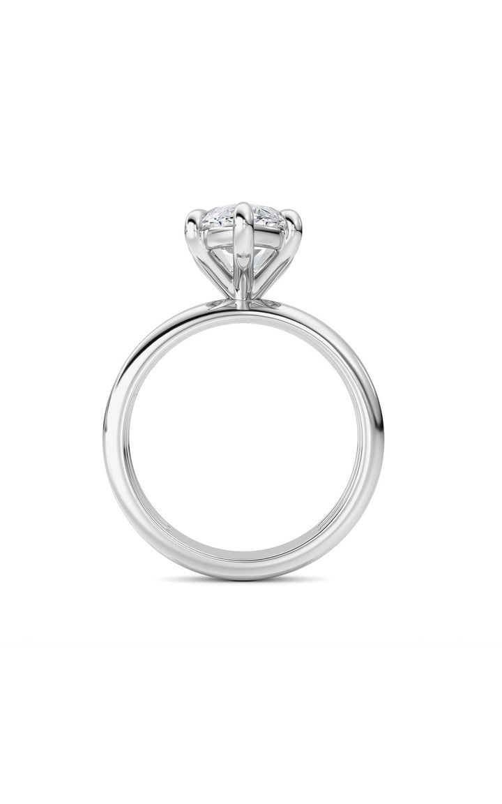 14K White Gold Ring KJ03302R.MQ-4-21F
