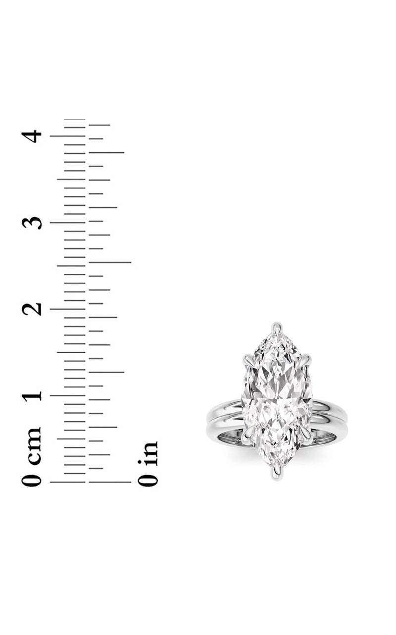 14K White Gold Ring KJ03302R.MQ-4-21F