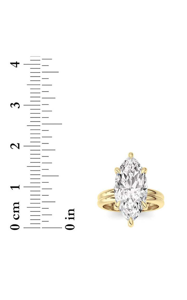 14K White Gold Ring KJ03302R.MQ-4-21F