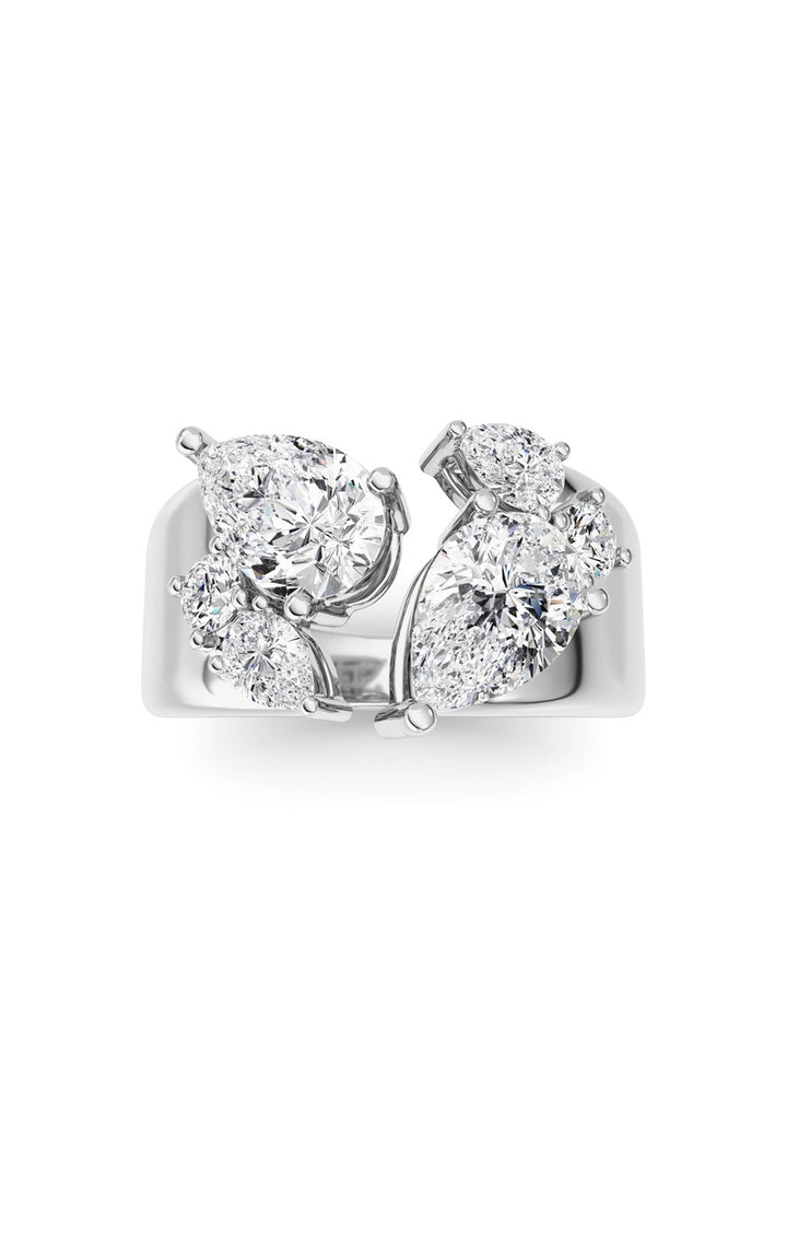 14K White Gold Ring KJ03307R.PS-RD-2.5-21F