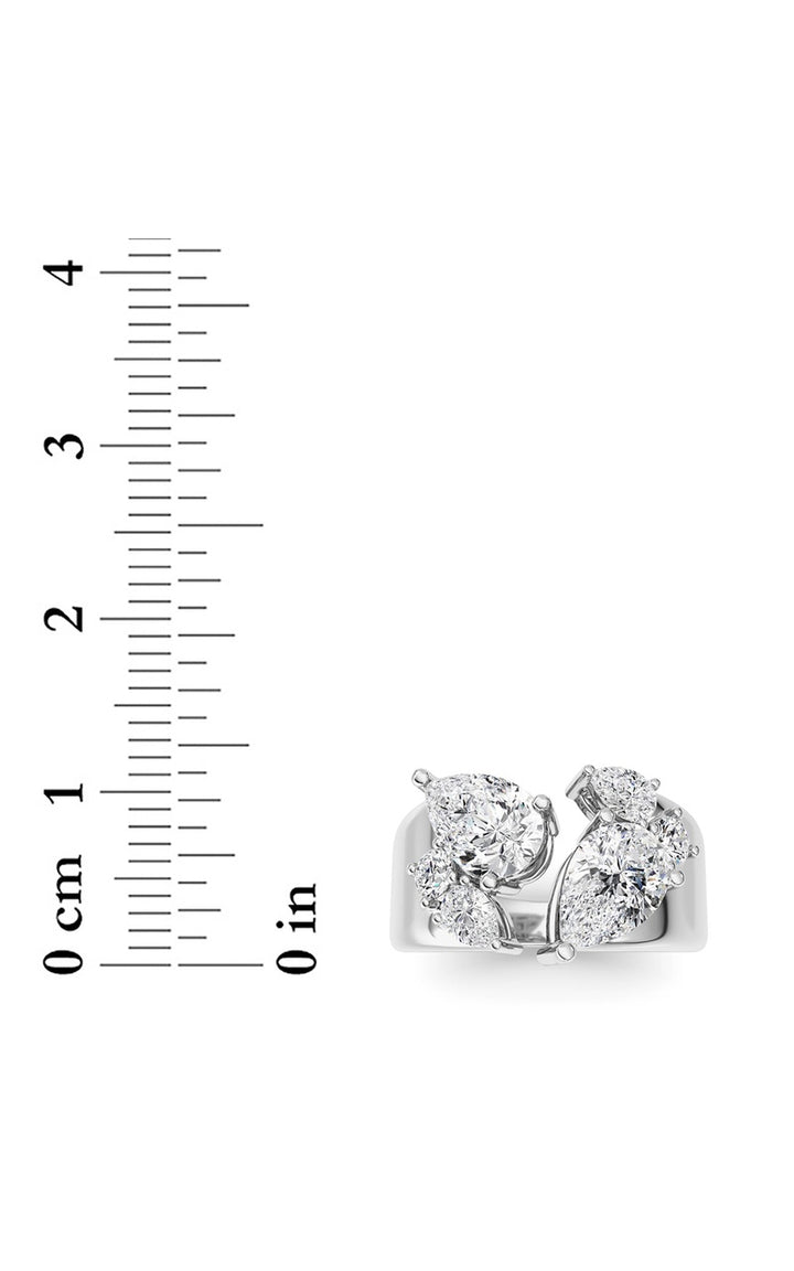 14K White Gold Ring KJ03307R.PS-RD-2.5-21F