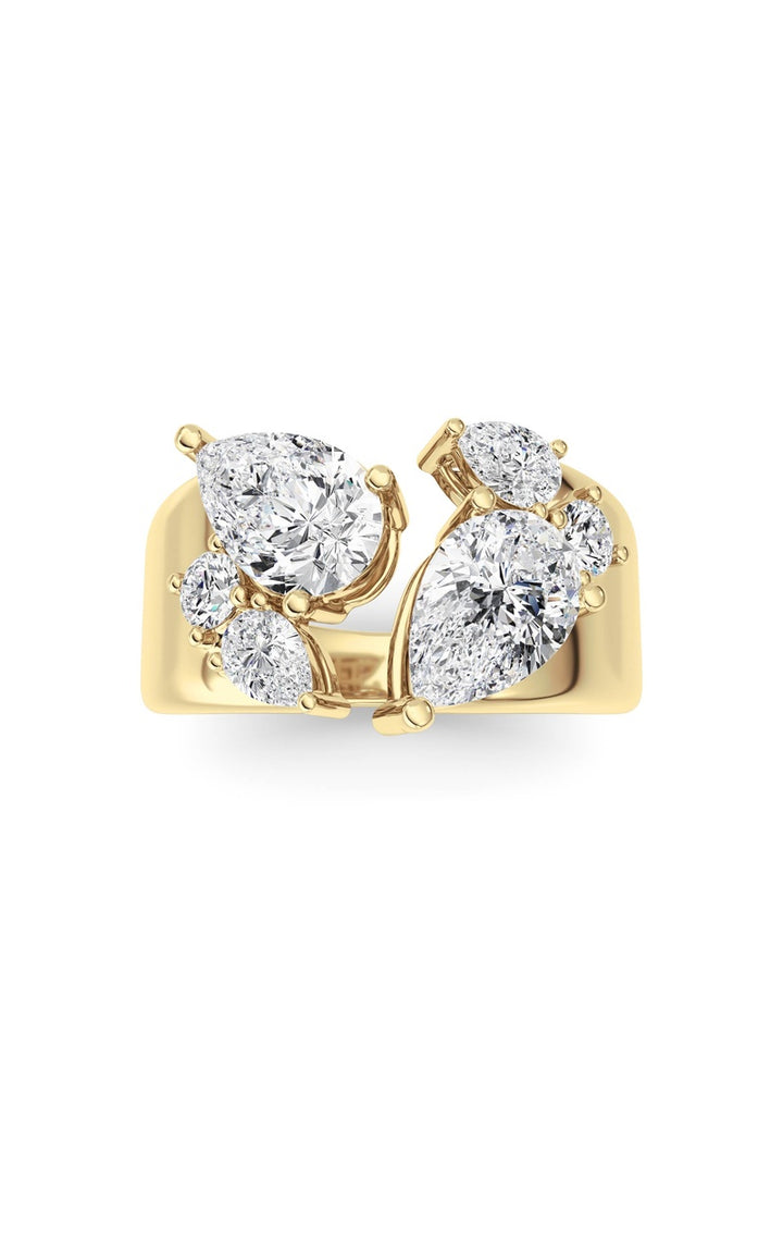 14K White Gold Ring KJ03307R.PS-RD-2.5-21F