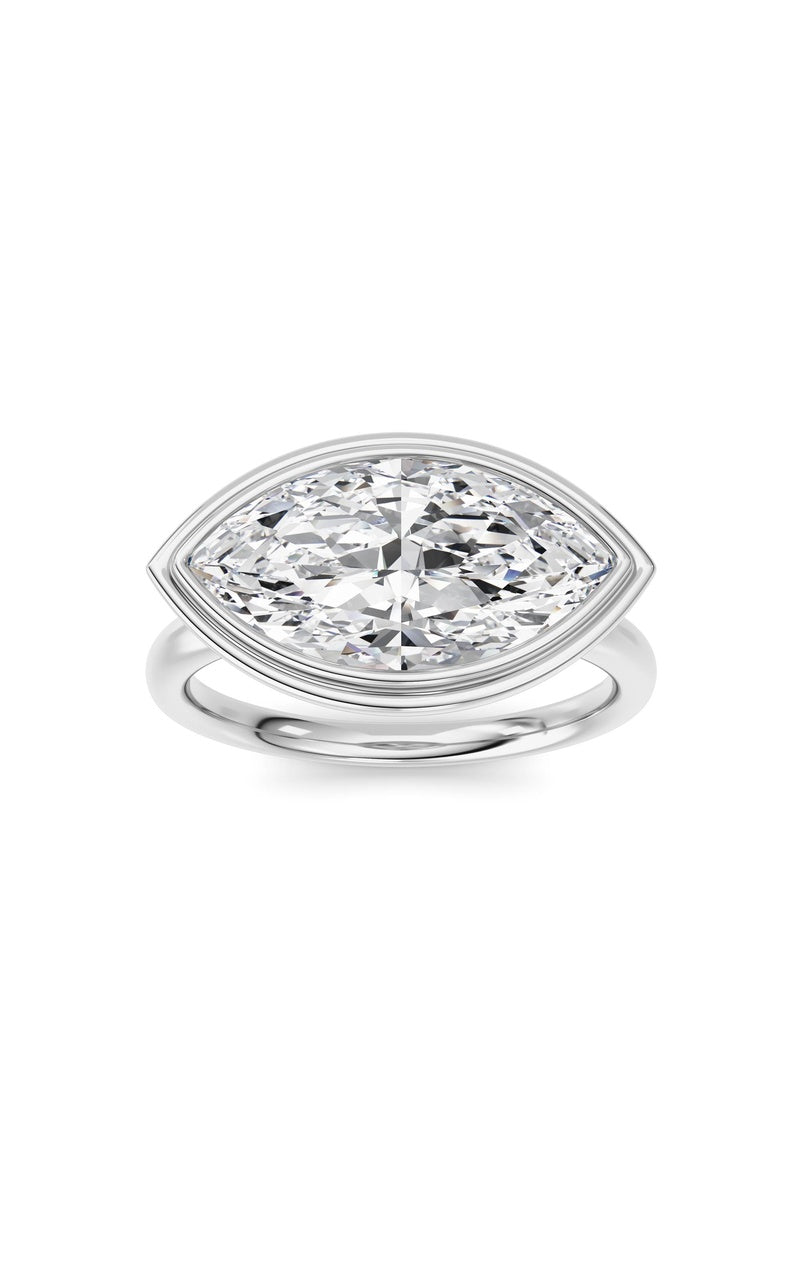 14K White Gold Ring KJ03333R.MQ-3-21F