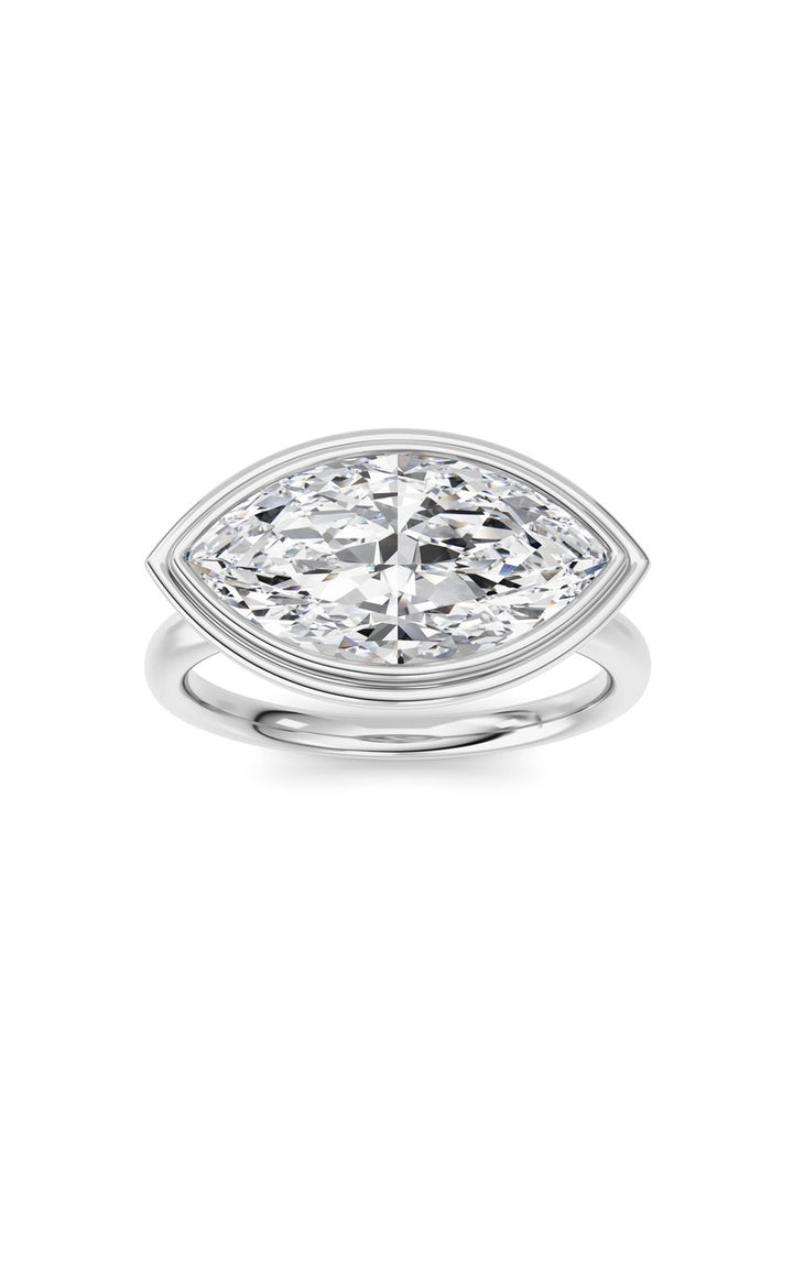 14K White Gold Ring KJ03333R.MQ-3-21F