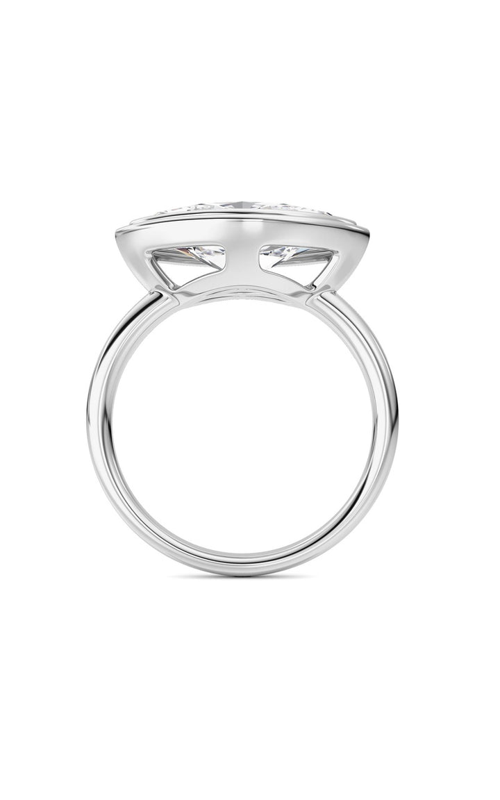 14K White Gold Ring KJ03333R.MQ-3-21F